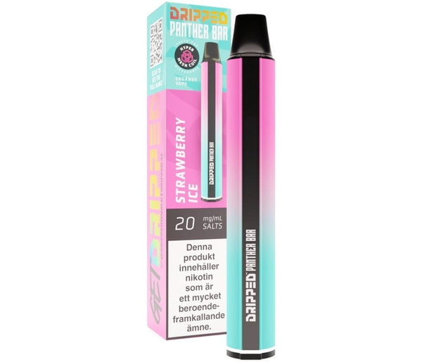 Dripped Panther Bar Strawberry Ice 20mg