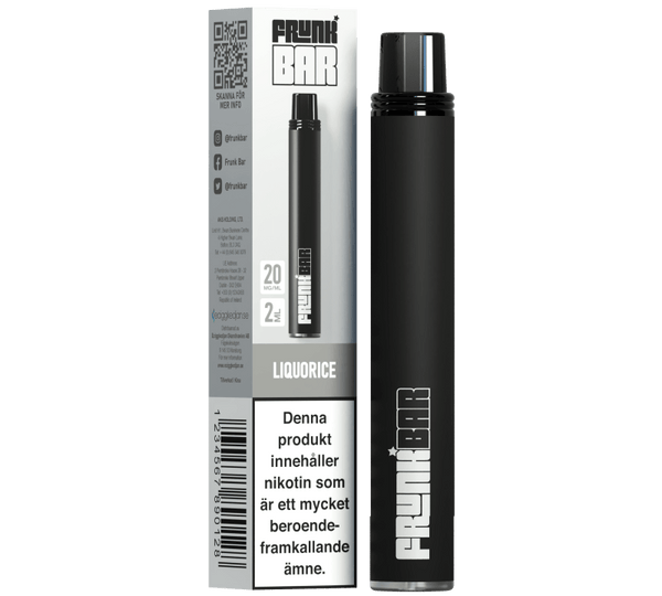 Frunk Bar Liquorice 20mg