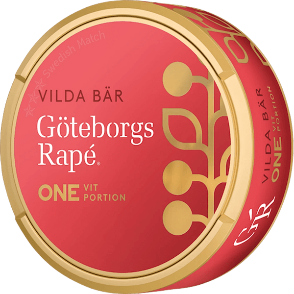 Göteborgs Rapé ONE White Vilda Bär