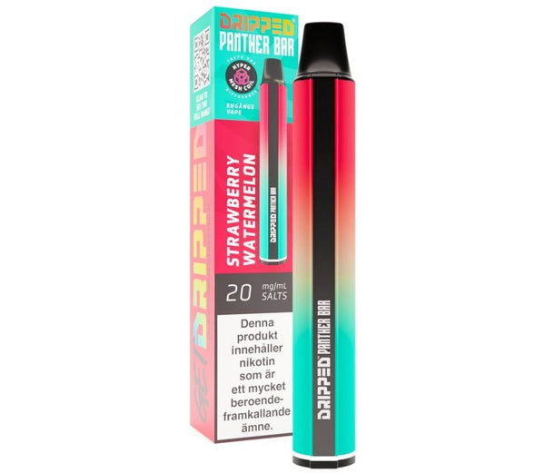 Dripped Panther Bar Strawberry Watermelon 20mg