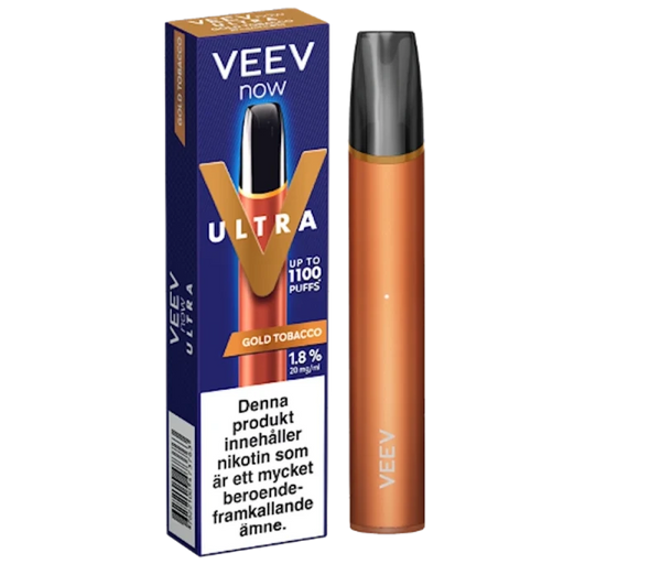 VEEV NOW ULTRA Ultra Gold Tobacco 20mg