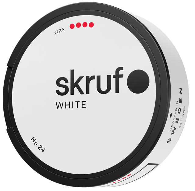 Skruf No. 24 Xtra Stark White Portion bild 1