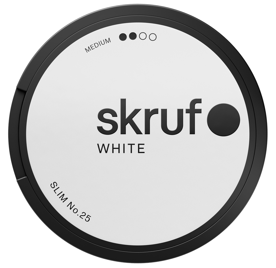 Skruf No. 25 Original Slim White Portion bild 2
