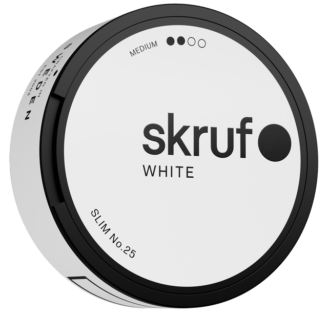 Skruf No. 25 Original Slim White Portion bild 3