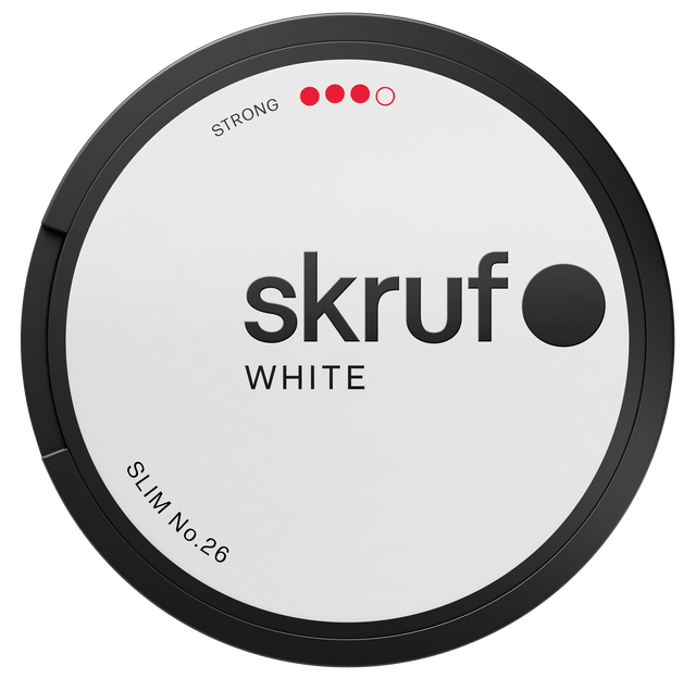 Skruf No. 26 Stark Slim White Portion bild 2