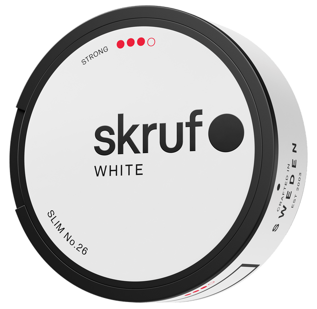 Skruf No. 26 Stark Slim White Portion bild 1