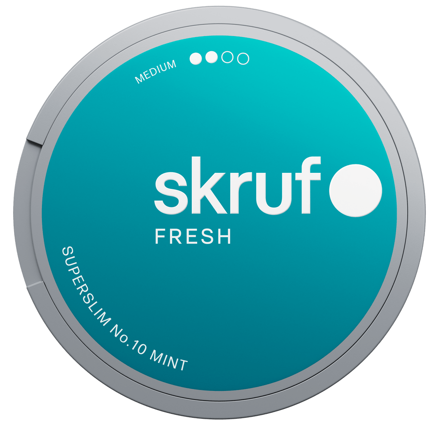 Skruf No. 10 Fresh Superslim White Portion bild 2