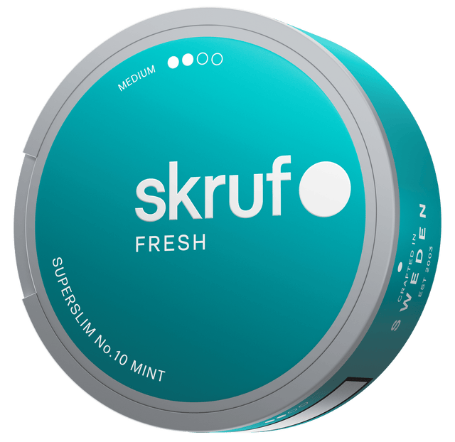 Skruf No. 10 Fresh Superslim White Portion bild 1