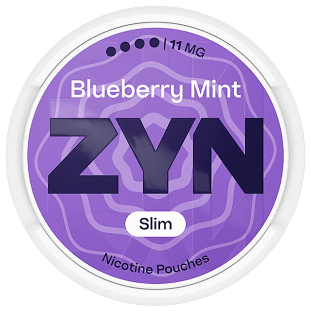 ZYN Blueberry Mint Slim S4 – extra starka nikotinpåsar