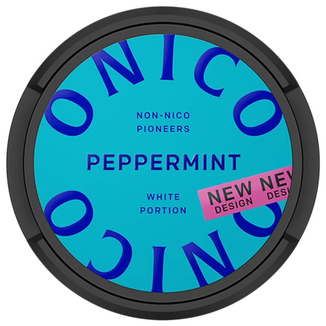 Onico Peppermint White Portion – vitt snus med ljus tobaksprofil och diskret mintsmak.