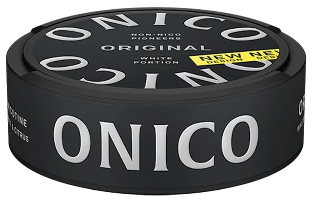 Onico White Portion – stor prilla med låg rinnighet och långvarig smakrelease.