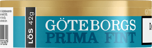Göteborgs Prima Fint Lös – mörkt lössnus med tobak, rök, torkad frukt och nypon för intensiv smak.
