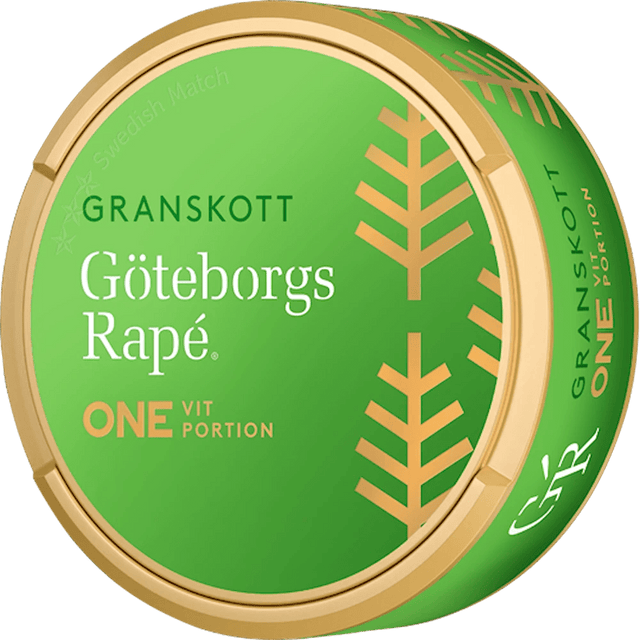 Göteborgs Rapé ONE White Granskott bild 1