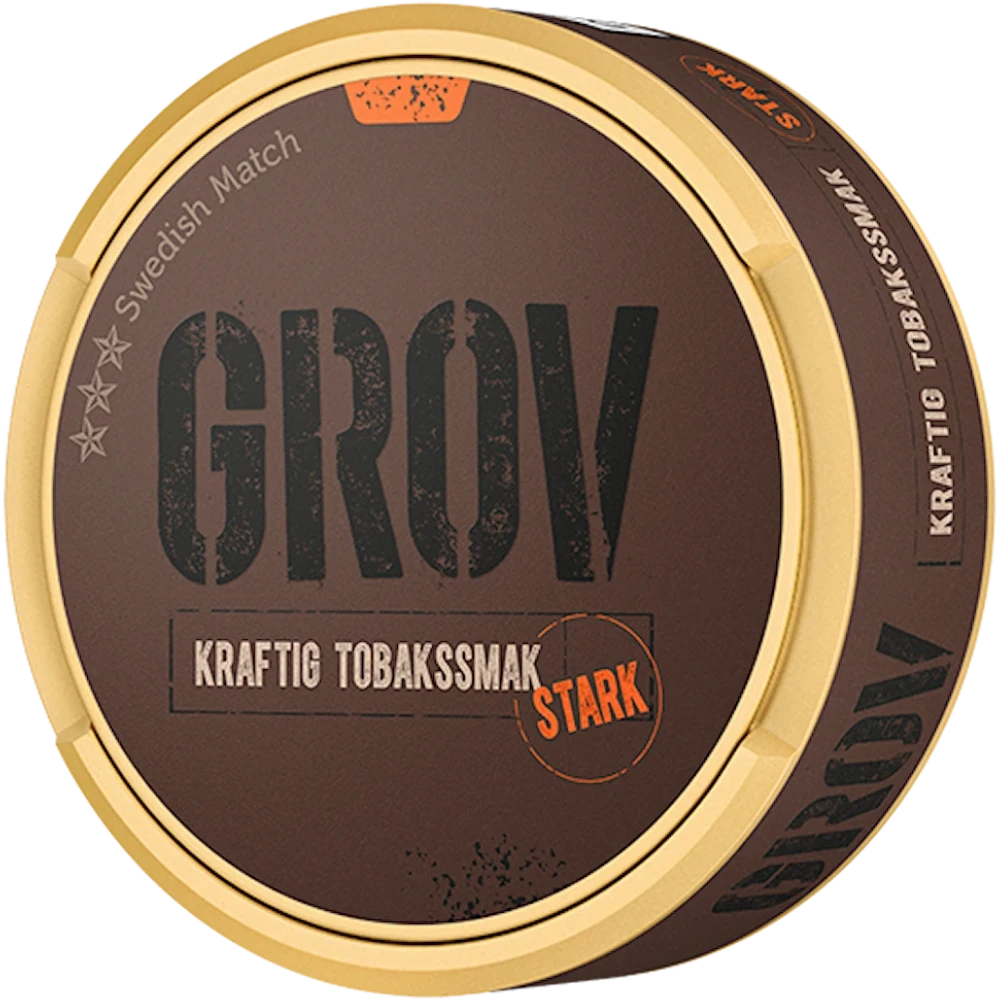 Grov Stark Portion – en prilla med fuktig yta och intensiv tobakssmak, för en långvarig och balanserad nikotinkick.