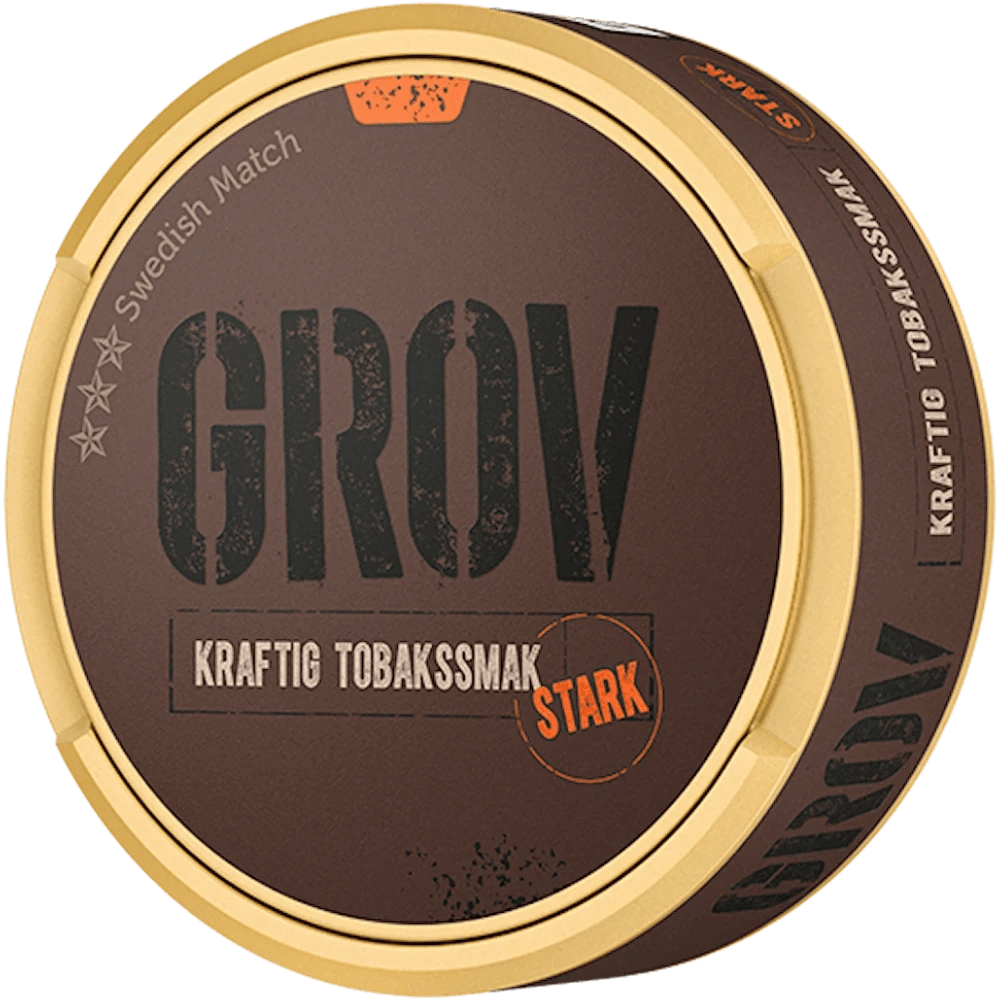 Grov Stark Portion – en prilla med fuktig yta och intensiv tobakssmak, för en långvarig och balanserad nikotinkick.