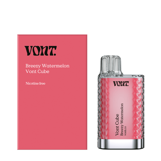 Vont Cube Breezy Watermelon 0mg med upp till 800 puffar