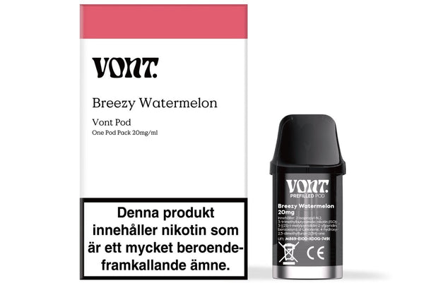 Vont Pod Breezy Watermelon 20mg