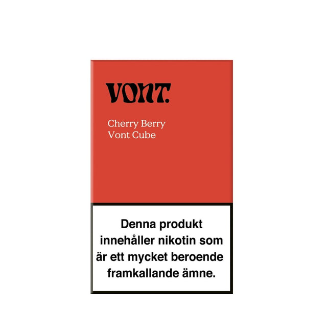 Vont Cube Cherry Berry 14mg engångsvape med 800 puffar