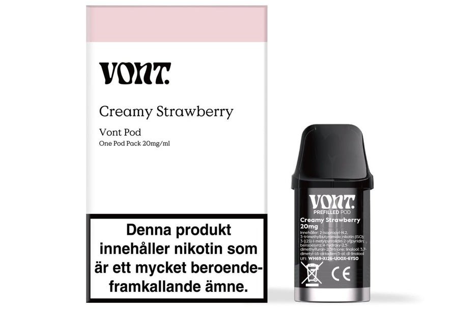 Vont Pod Creamy Strawberry 20mg bild 1