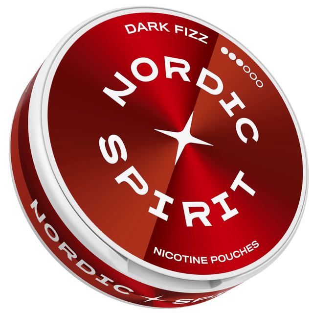 Nordic Spirit Dark Fizz Strong dosa – tobaksfritt vitt snus