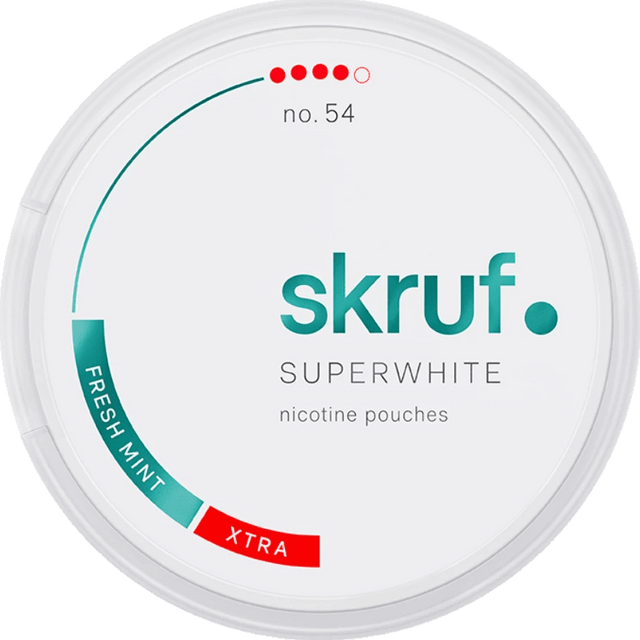 Skruf SuperWhite No. 54 Fresh Mint Extra Strong bild 1