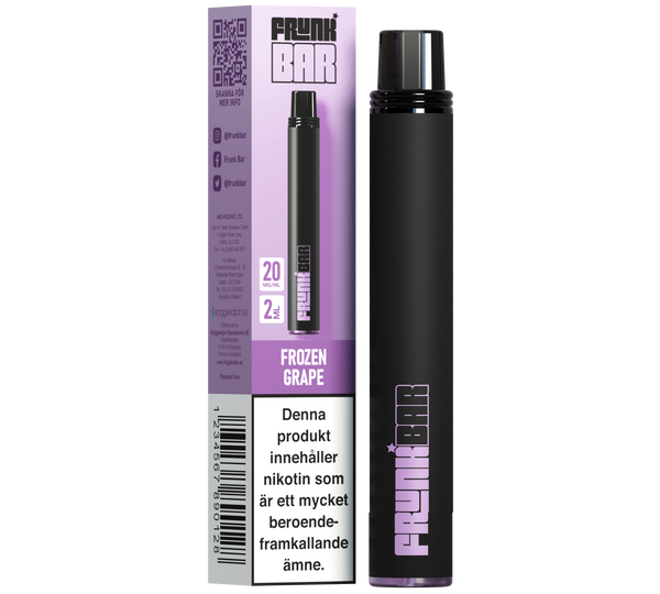 Frunk Bar Frozen Grape 20mg