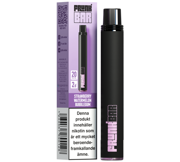 Frunk Bar Strawberry Watermelon Bubblegum 20mg