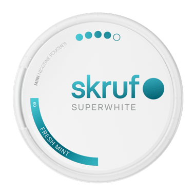 Skruf SuperWhite No. 60 Fresh Mint Mini dosa