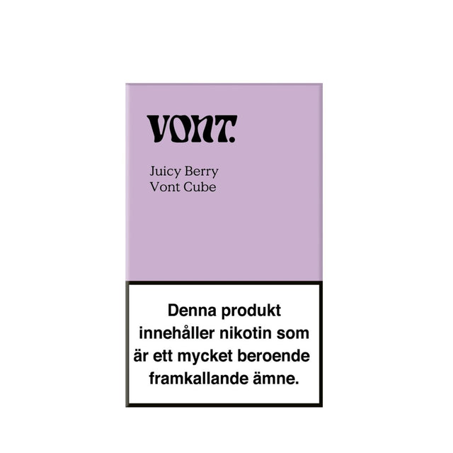 Vont Cube Juicy Berry 20mg engångsvape 800 puffar