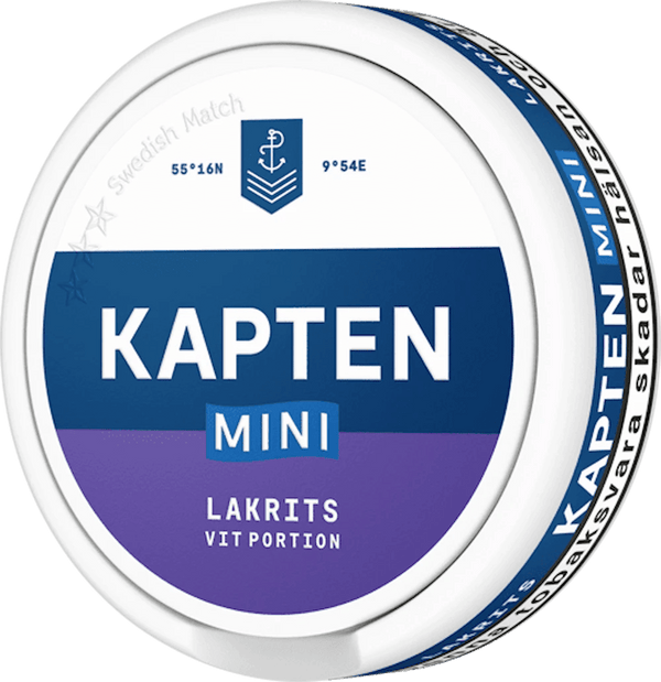 Kapten Vit Lakrits Mini