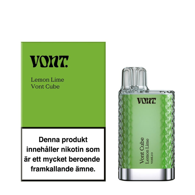 Vont Lemon Lime vape 20mg 800 puffar