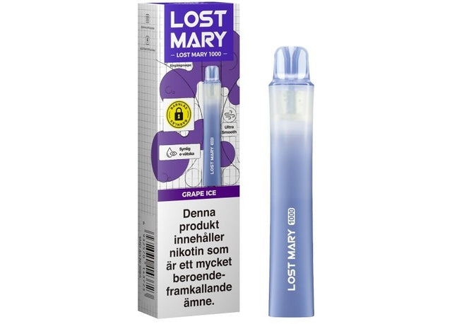Lost Mary LM1000 Grape Ice 20mg bild 1