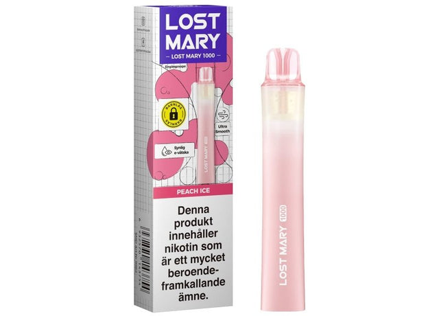Lost Mary LM1000 Peach Ice 20mg bild 1