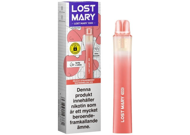 Lost Mary LM1000 Peach Strawberry Watermelon Ice 20mg bild 1