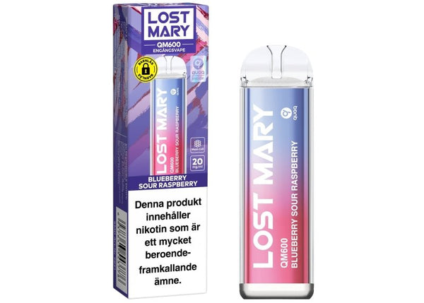 Lost Mary QM600 Blueberry Sour Raspberry 20mg