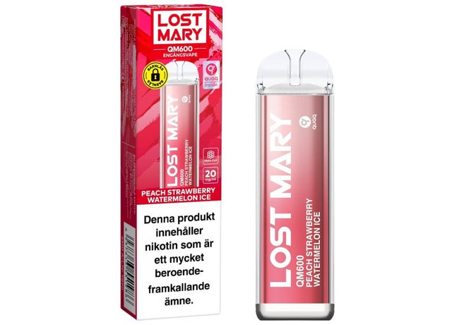 Lost Mary QM600 Peach Strawberry Watermelon Ice 20mg bild 1