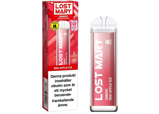 Lost Mary QM600 Red Apple Ice 20mg bild 1