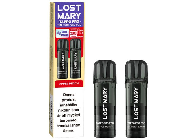 Lost Mary TAPPO PRO Pod x2 Apple Peach 20mg bild 1