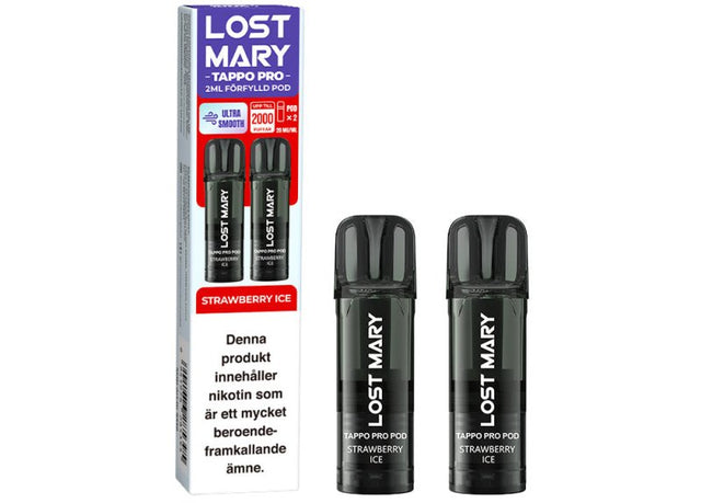 Lost Mary TAPPO PRO Pod x2 Strawberry Ice 20mg bild 1