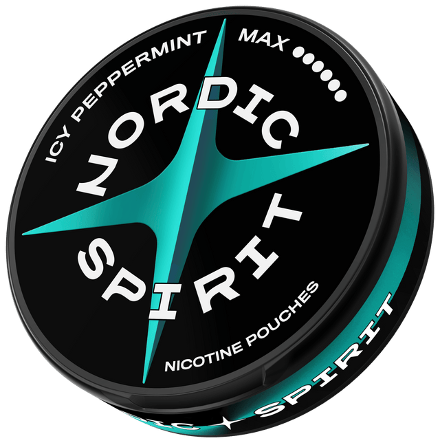 Nordic Spirit Icy Peppermint Max slim prillor med intensiv mintprofil