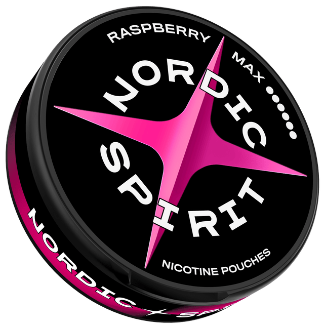 Nordic Spirit Raspberry Max slim prillor med fruktig hallonsmak