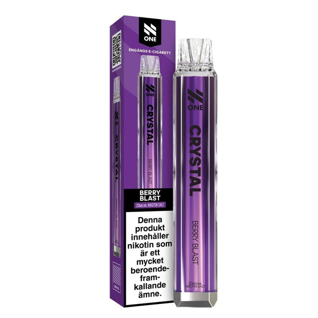 N One Crystal Berry Blast 20mg engångsvape
