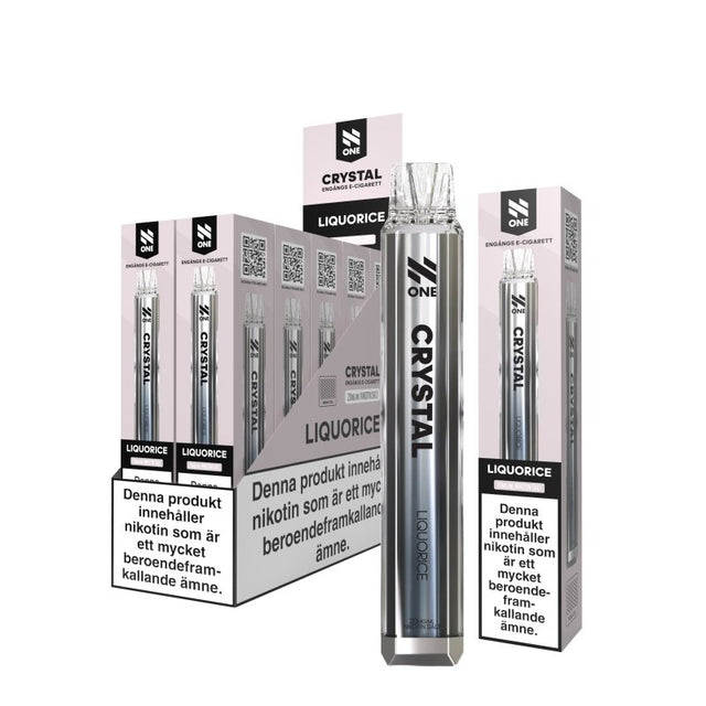 N One Crystal Liqourice vape 20mg