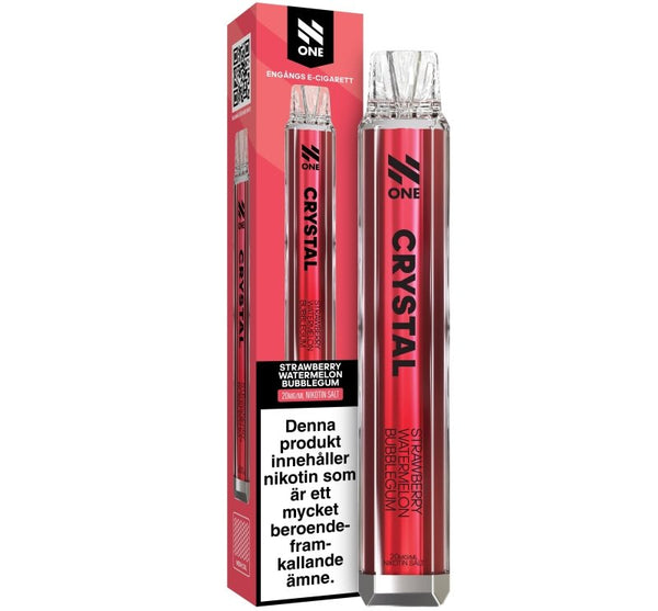 N One Crystal Strawberry Watermelon Bubblegum 20mg