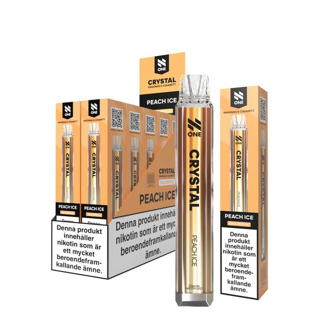 N One Peach Ice vape med persika och cooling