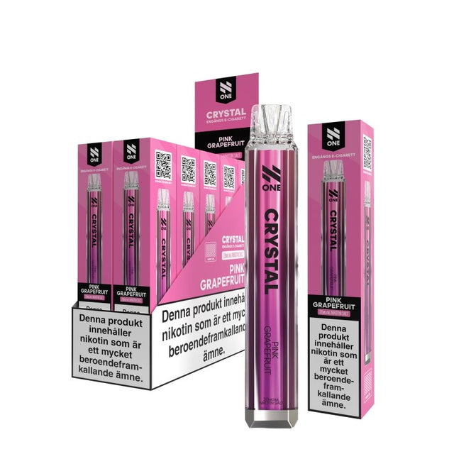 N One Pink Grapefruit vape med rosa grapefrukt