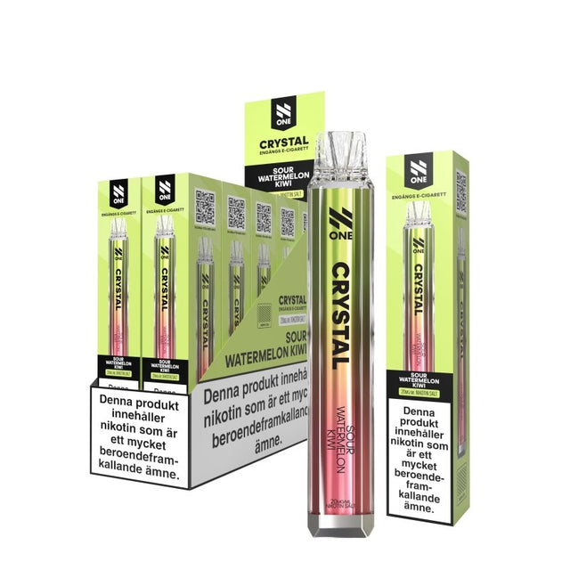 N One Sour Watermelon Kiwi vape med vattenmelon och kiwi