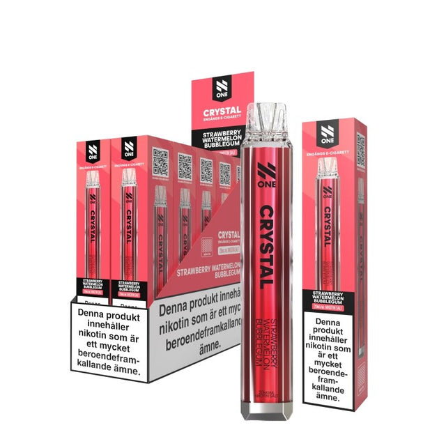 N One Strawberry Watermelon Bubblegum 20mg vape