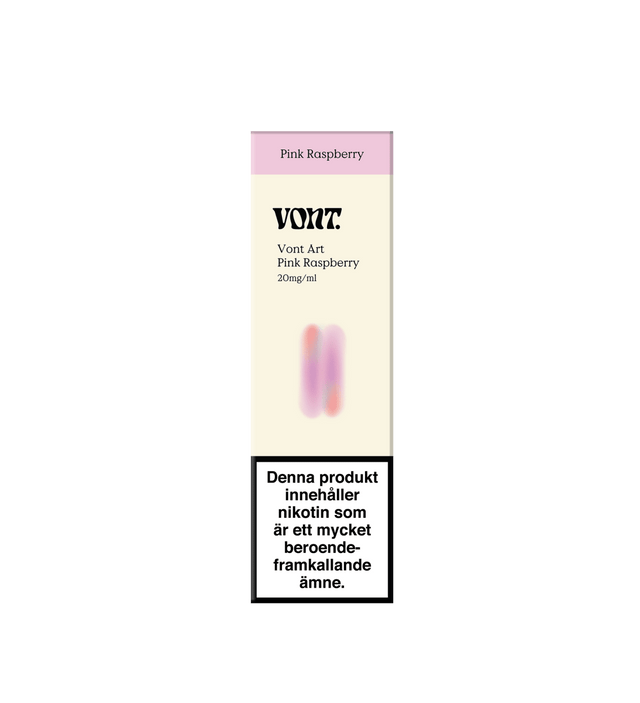 Vont Pink Raspberry 20mg engångsvape med 2 ml e-vätska