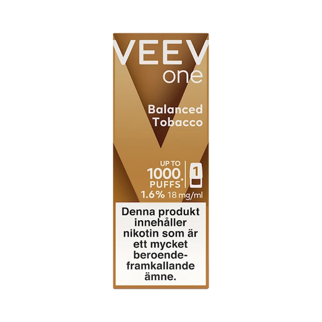 VEEV ONE Pod Balanced Tobacco 18mg bild 2
